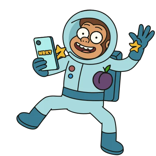 Space Cadet Corps - цена НФТ-стикеров с обезьяной от MRKT